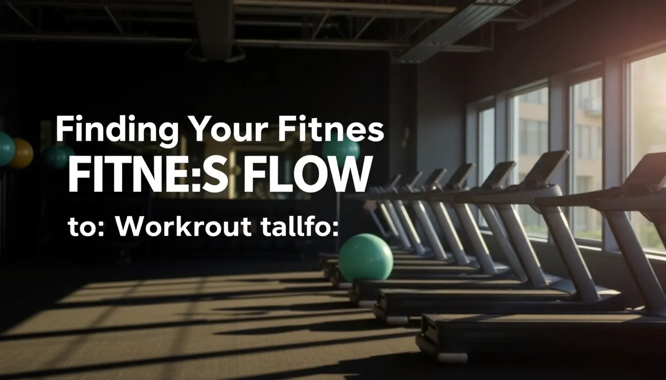FINDING YOUR FITNESS FLOW: A BALANCED GUIDE TO WORKOUT EQUIPMENT